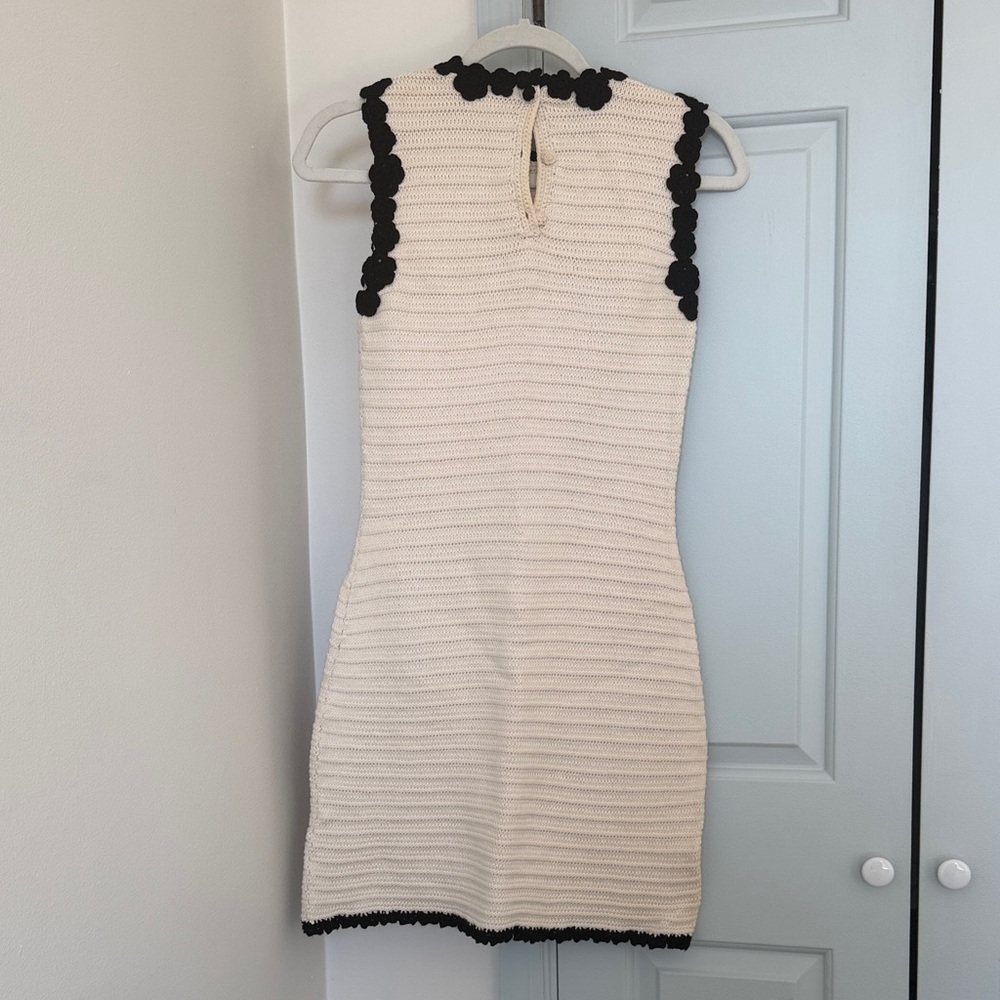 Doen Millicent Dress - Size Small - 100% Cotton - Cream / Black - NWT - Picture 7 of 13